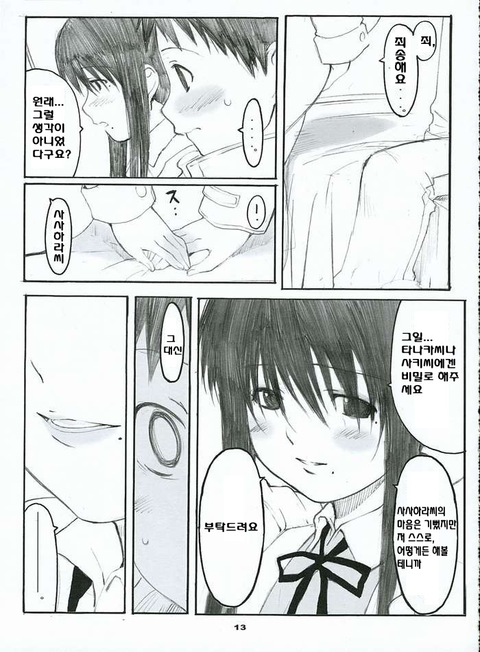 (C69) [Kansai Orange (Arai Kei)] Oono Shiki #2 (Genshiken) [Korean] [MizWary] page 12 full