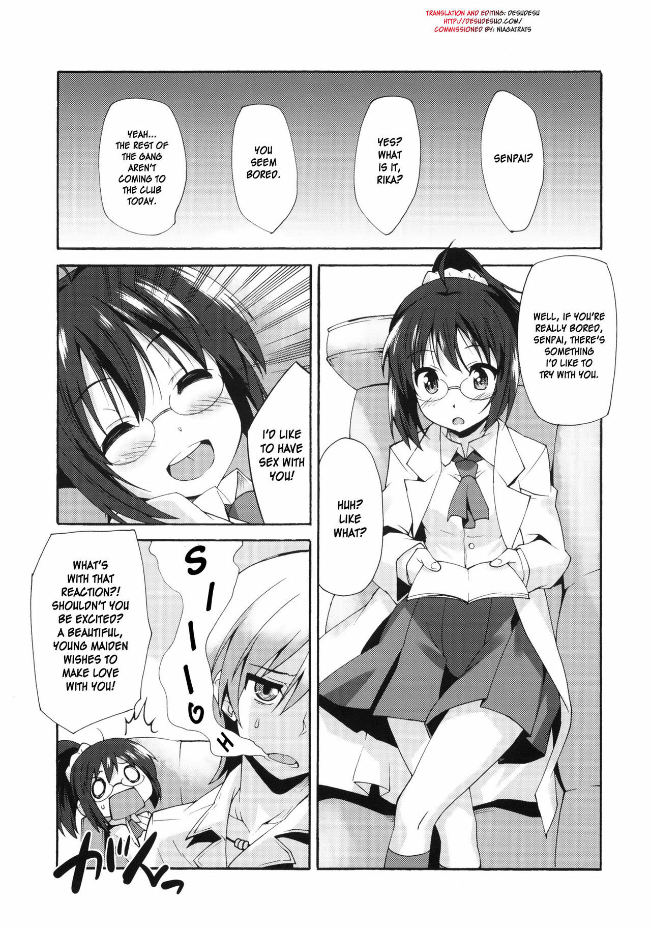 (C81) [Makuu Gundan (Shinozuka Atsuto)] Rika no Jikan (Boku wa Tomodachi ga Sukunai) [English] [desudesu] page 4 full