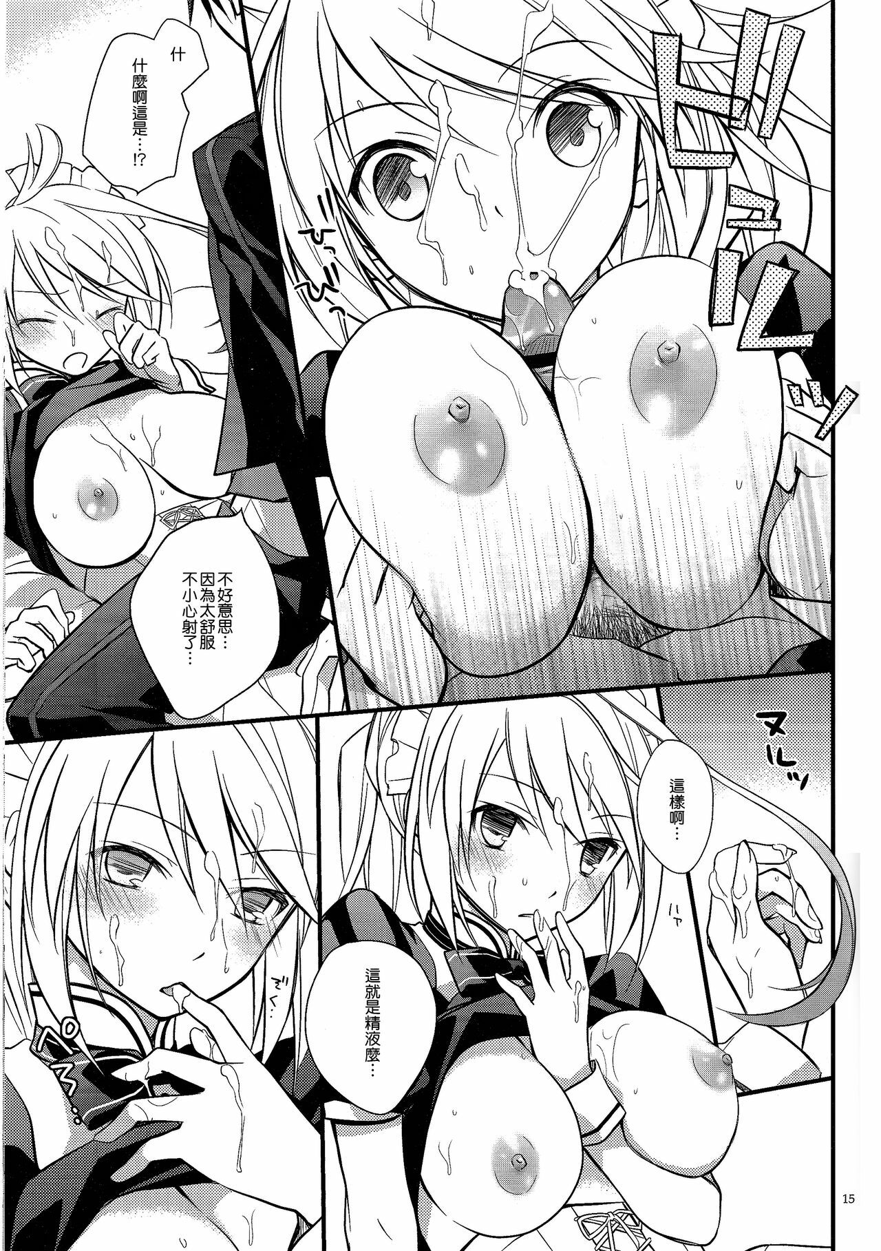 (C81) [Kaicho-Maniax (Nanami Yasuna)] KiraKira (Tales of Xillia) [Chinese] [天鹅之恋] page 14 full