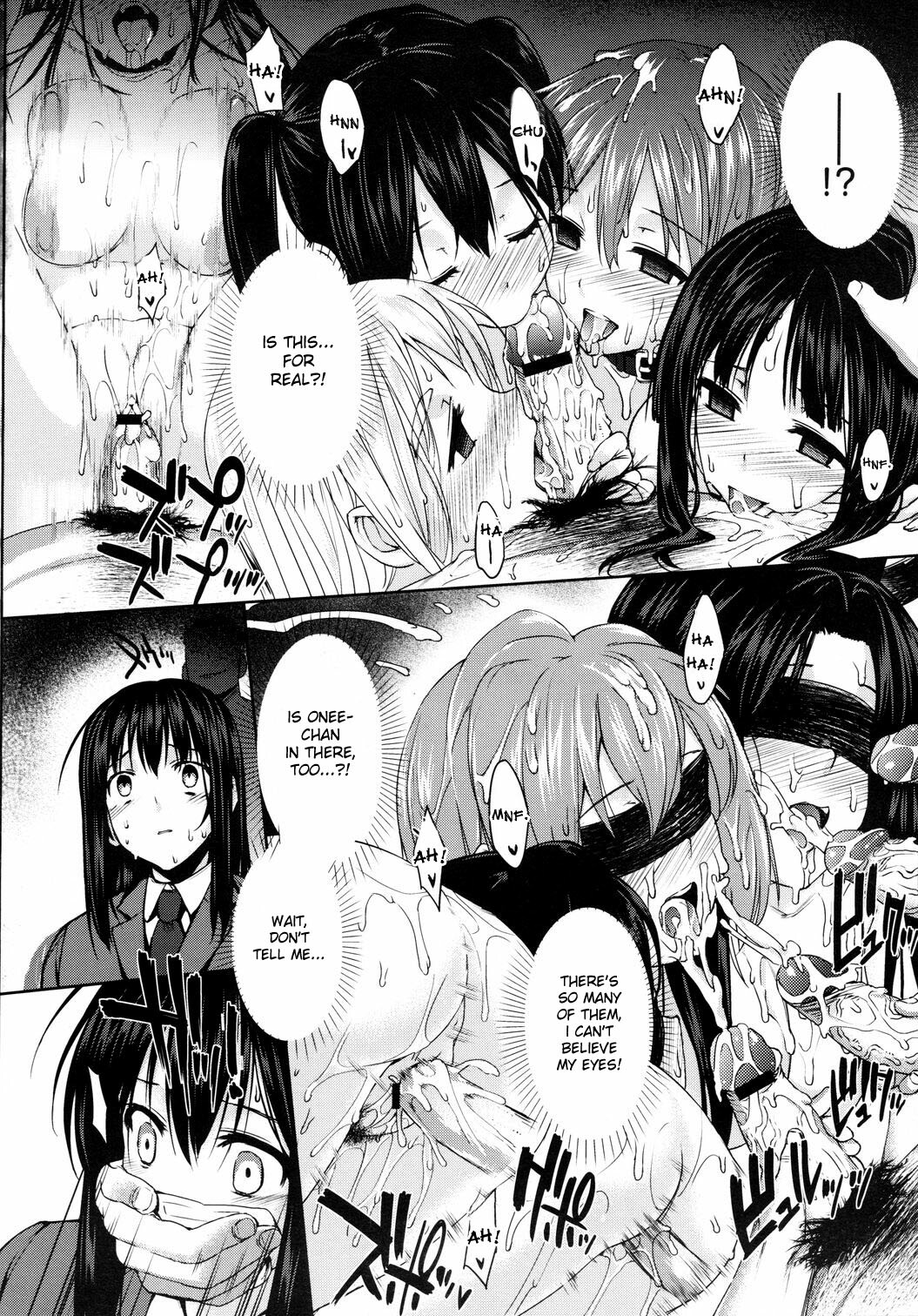 [Katsurai Yoshiaki] Kanane kaichou to Mitsune iinchou | President Kanane and Chairman Mitsune - Cum Dumpster Sisters (COMIC Megastore 2010-10) [English] page 8 full