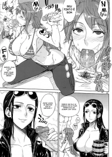 (C81) [Choujikuu Yousai Katyusha (Denki Shougun)] MEROMERO GIRLS NEW WORLD (One Piece) [Portuguese-BR] {seiykido} [Decensored] - page 6