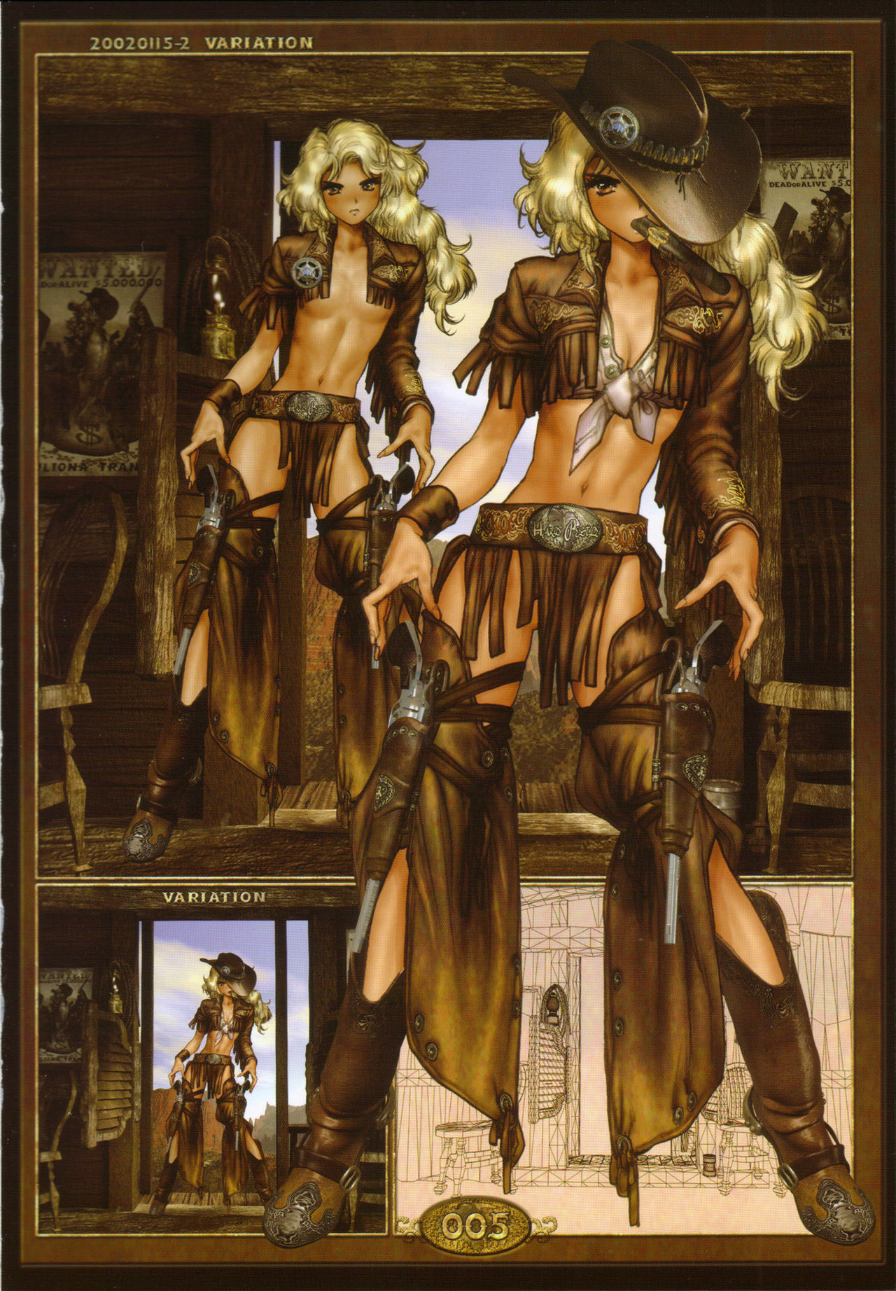 [Masamune Shirow] PIECES 8 WILD WET WEST page 10 full