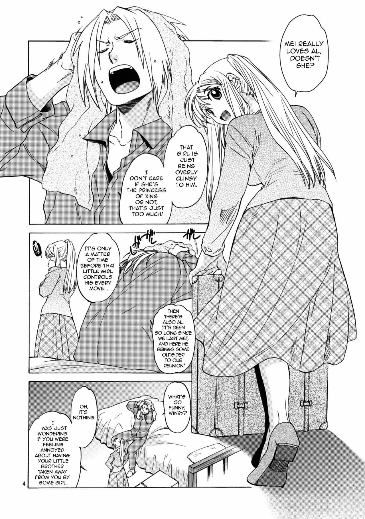 (SC50) [Toko-ya (HEIZO, Kitoen)] EDxWIN 5 Al x May! (Fullmetal Alchemist) [English] [FUKE] page 3 full