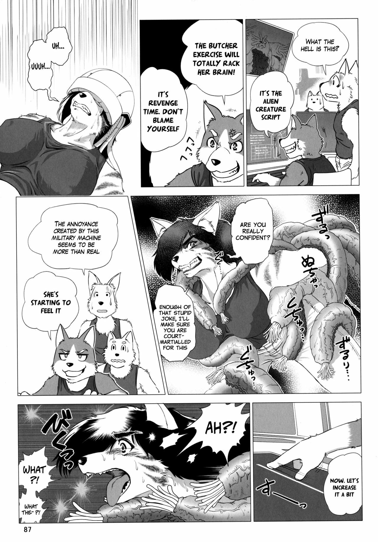 [Aoino] Despite the Charge, the Dog Platoon is Defeated! (Comic Kemostore 2) [English] page 7 full