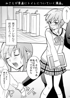 [Mirucho] みさとが素直にトイレについていく漫画※R-１８ (Nichijou) - page 3