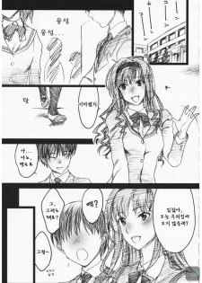(C75) [SledgehammerOut! (Yoshijima Ataru)] Kimi no Mania (Amagami) (korean) - page 4