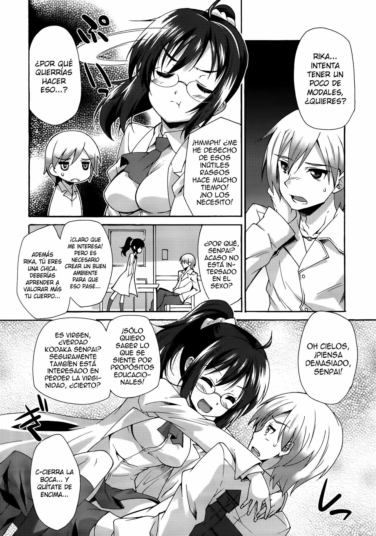 (C81) [Makuu Gundan (Shinozuka Atsuto)] Rika no Jikan | La Hora de Rika (Boku wa Tomodachi ga Sukunai) [Spanish] [H-Elite no Fansub] page 5 full