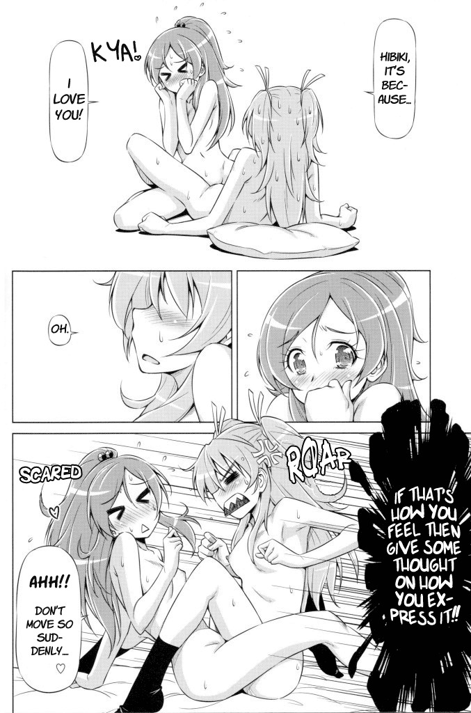 (C80) [ACID EATERS (Kazuma Muramasa)] Datte Hibiki ga Suki nandamon | Hibiki, It's Because I Love You (Suite Precure♪) [English] [Yuri-ism] page 19 full