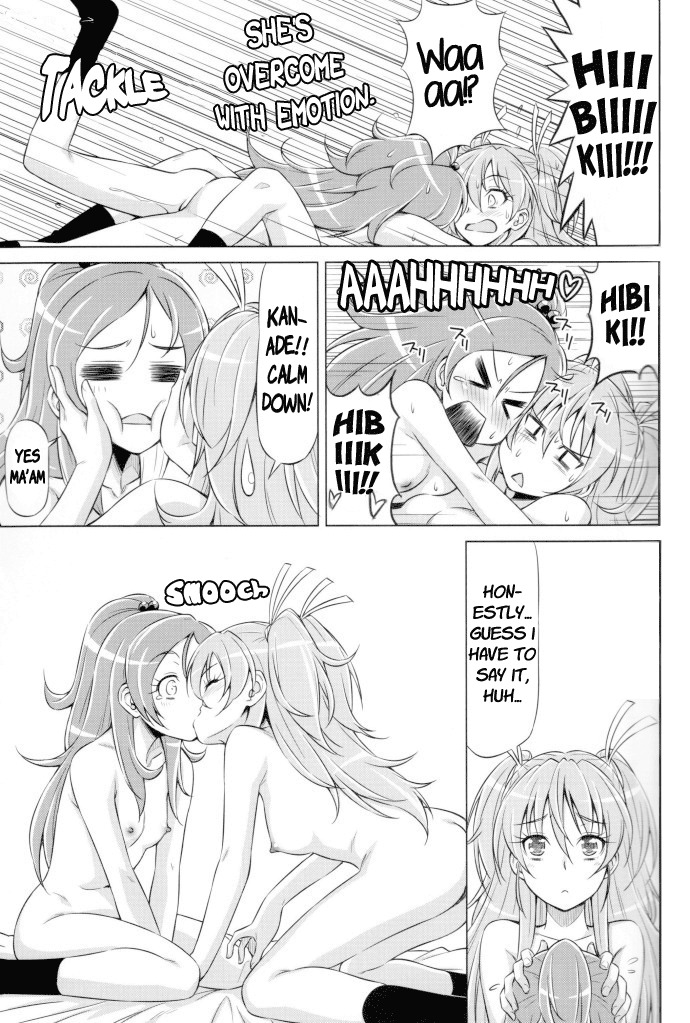 (C80) [ACID EATERS (Kazuma Muramasa)] Datte Hibiki ga Suki nandamon | Hibiki, It's Because I Love You (Suite Precure♪) [English] [Yuri-ism] page 22 full