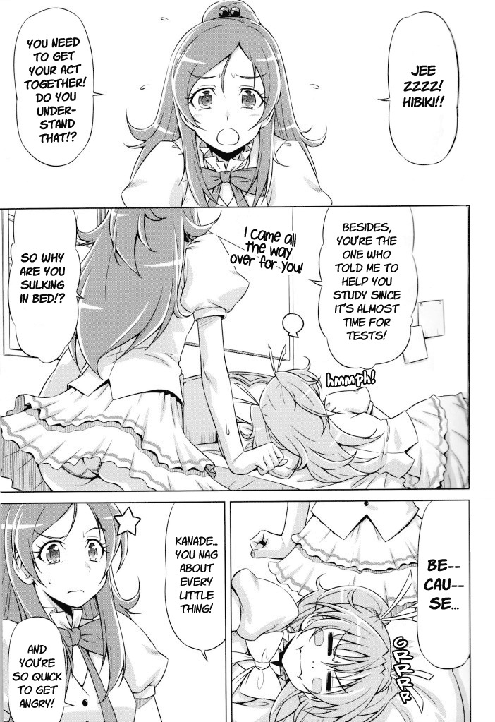 (C80) [ACID EATERS (Kazuma Muramasa)] Datte Hibiki ga Suki nandamon | Hibiki, It's Because I Love You (Suite Precure♪) [English] [Yuri-ism] page 4 full