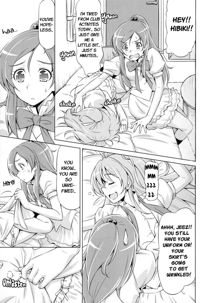 (C80) [ACID EATERS (Kazuma Muramasa)] Datte Hibiki ga Suki nandamon | Hibiki, It's Because I Love You (Suite Precure♪) [English] [Yuri-ism] page 6 full