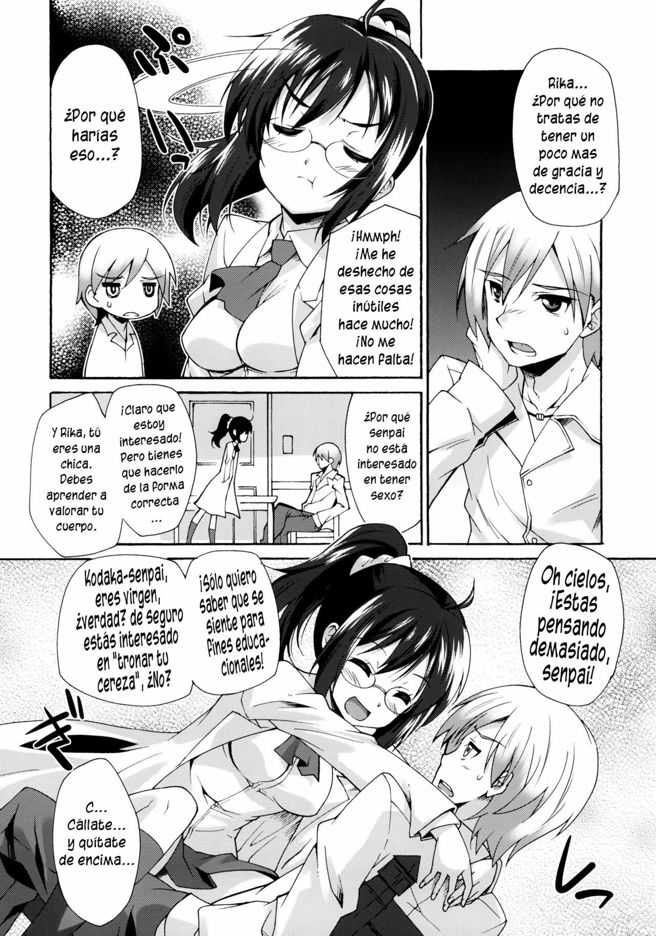 (C81) [Makuu Gundan (Shinozuka Atsuto)] Rika no Jikan | Tiempo de Rika (Boku wa Tomodachi ga Sukunai) [Spanish] =P666HF= page 5 full