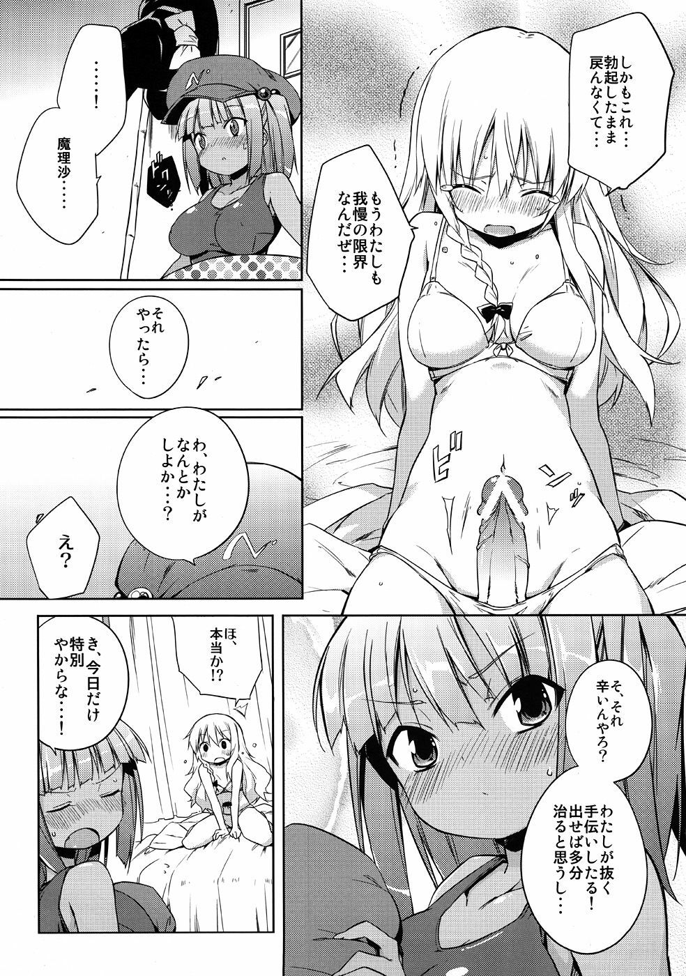 (C80) [Achiki no Megane, Juuryoku Dou (Hamatyonn, Lockheart)] Nitomari Chu-! ADULT (Touhou Project) page 6 full