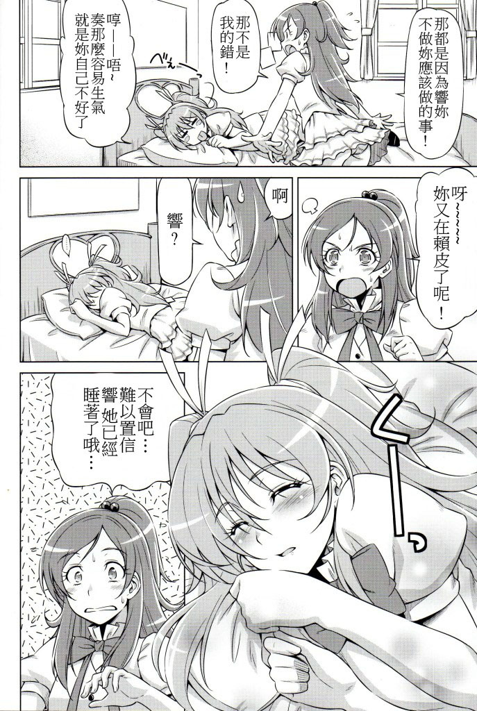 (C80) [ACID EATERS (Kazuma Muramasa)] Datte Hibiki ga Suki nandamon (Suite Precure♪) [Chinese] [soulrr 個人漢化] page 7 full