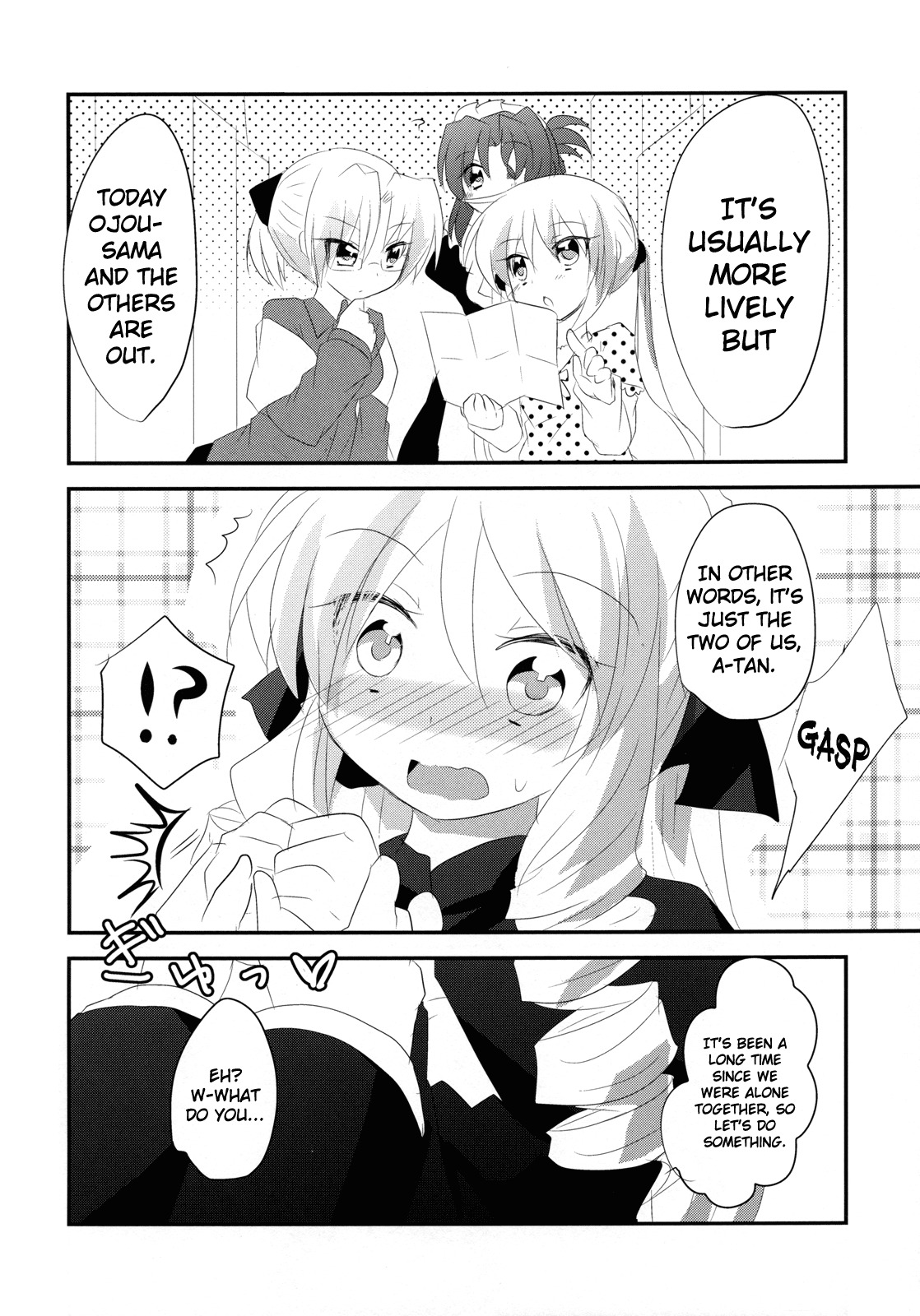 (SC52) [Slime Kikaku (Kuriyuzu Kuryuu)] A-tan no Aishiau dake no Kantan na Oshigoto. | The Simple Work of Loving A-tan Alone (Hayate no Gotoku!) [English] [life4Kaoru] page 5 full