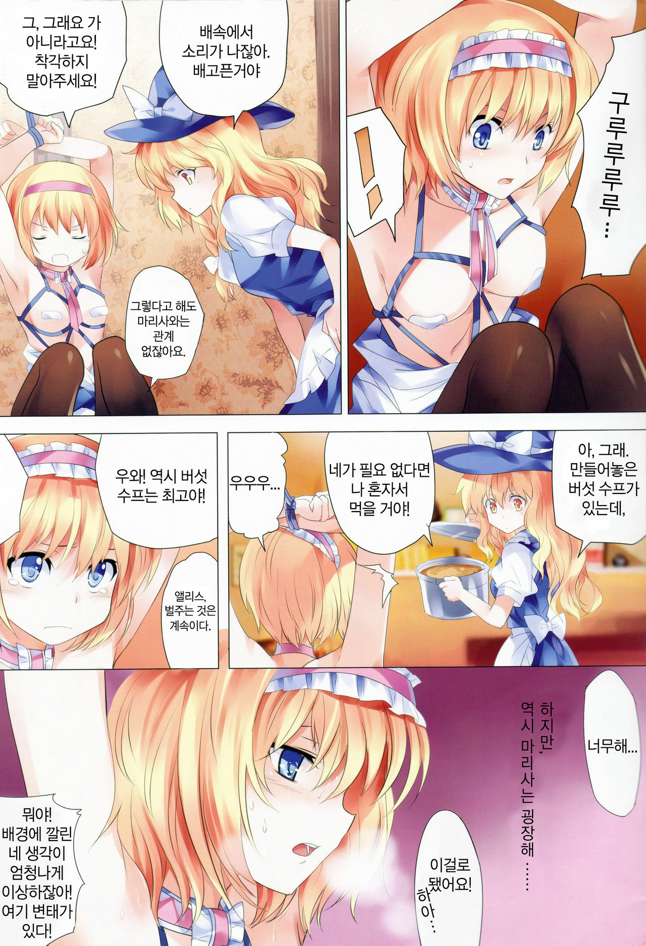 (C81) [Kyounetsuzanbun (PICO, Paintmusume)] Touhou Kinbakuroku (Touhou Project) [Korean] [Re:A] page 14 full