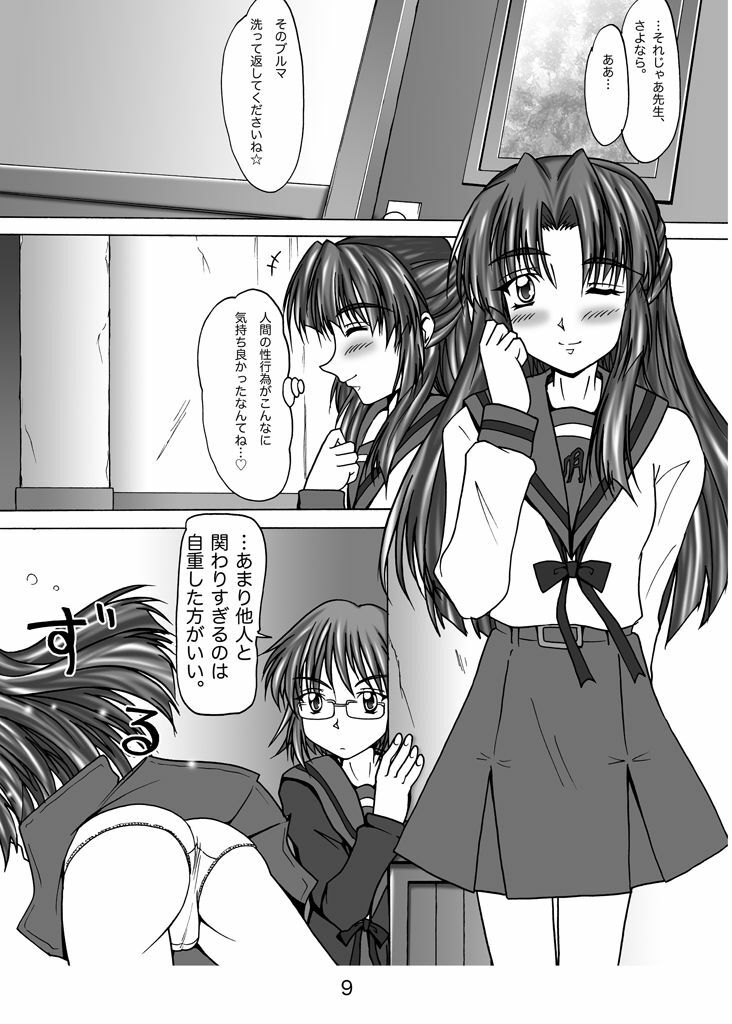 [Mominoki (Tooda Shunkei)] Asakura Ryoko no Inbou (The Melancholy of Haruhi Suzumiya) [Digital] page 8 full