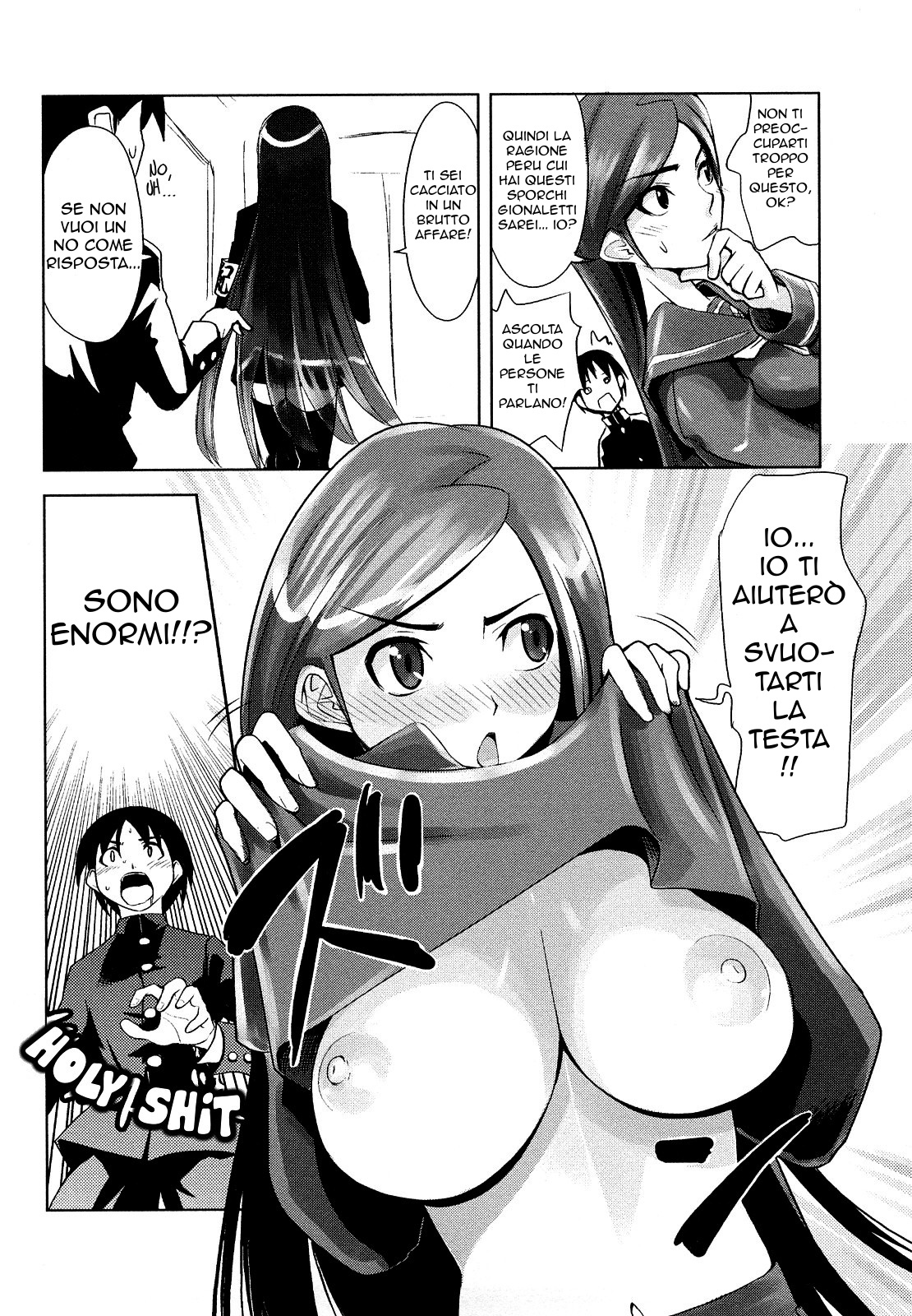 [Moritaka Takashi] Fuuki Iin no Takeda-san | Morals Officer Takeda-san (Nakadashi Saretai) [Italian] [Hentai-Ita] [Decensored] page 4 full