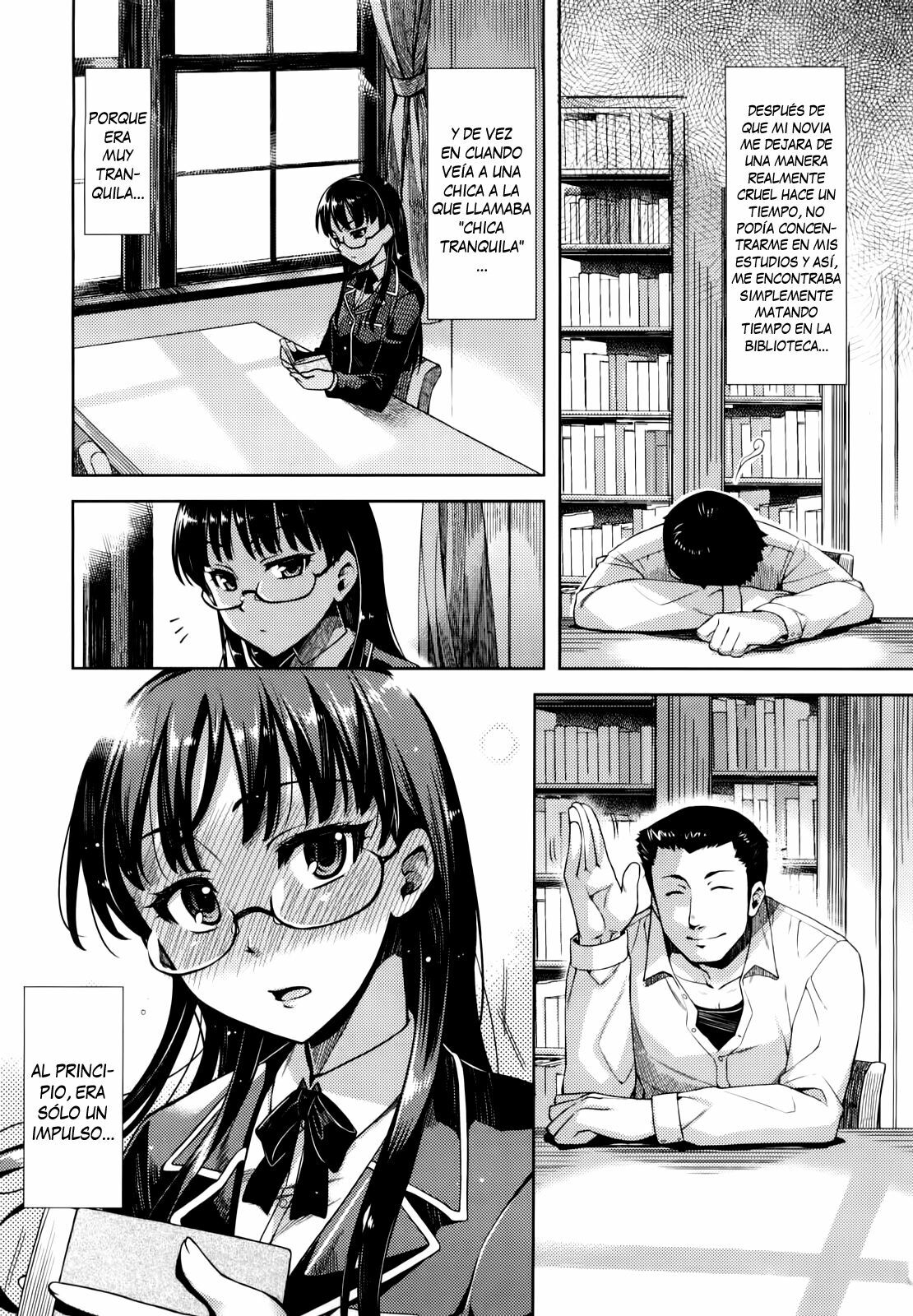 [ReDrop] La Chica Tranquila de la Biblioteca [Español/Spanish][H-Elite no Fansub] page 5 full