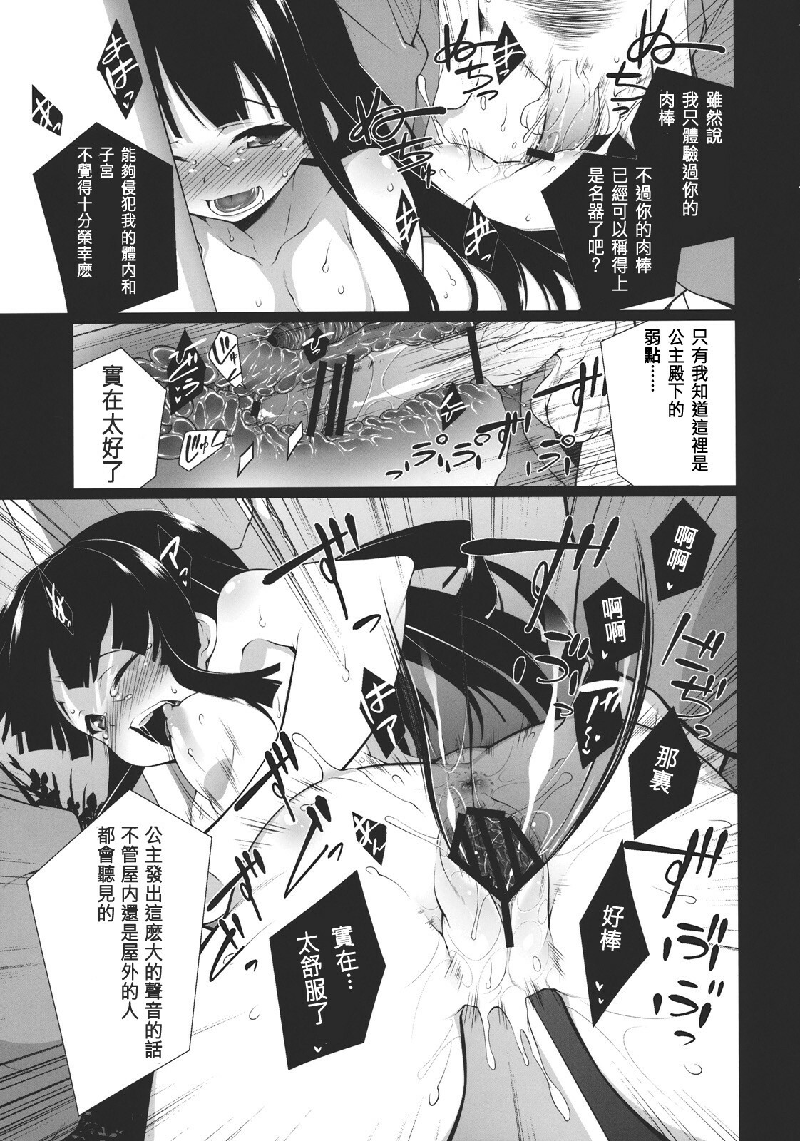 (C81) [TUKIBUTO (Hyouju Issei)] HI-Gin no Saji, Kuroi Tsuki (Touhou Project) [Chinese] [刻痕汉化组] page 17 full