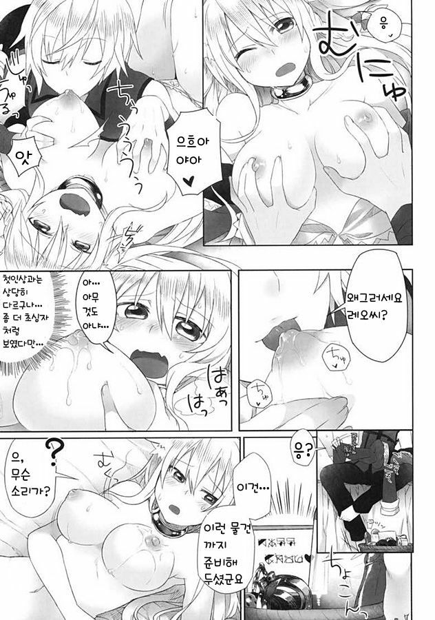 [Uraroji (Kaida Michi)] Hatsujou! Neko Hime Choukyou Sen!? (DOG DAYS) [Korean] [Mr. kERO] page 9 full