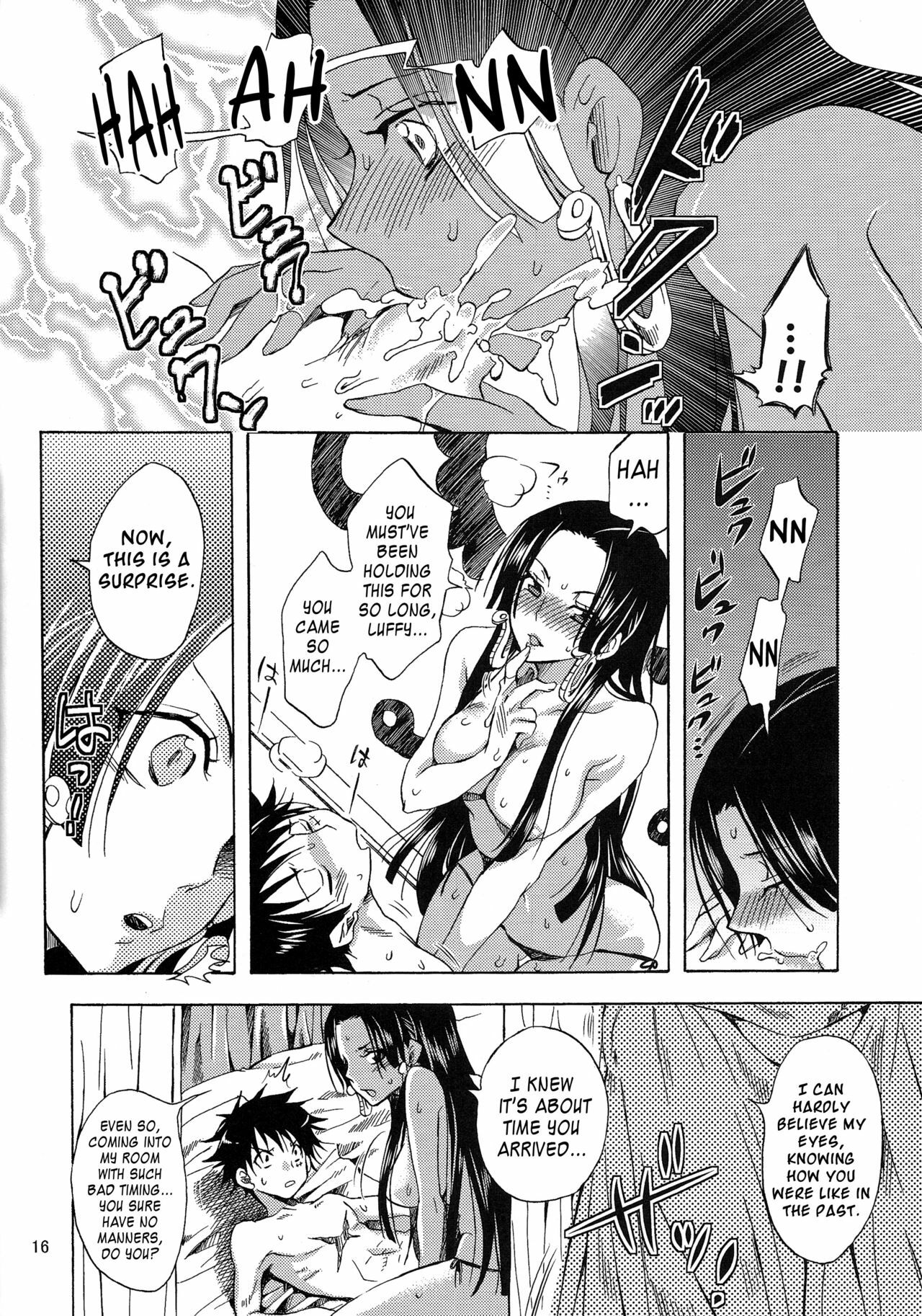 (C80) [Kurione-sha (YU-RI)] Nyougashima yori Warawa o Todoke ni Mairimasu! | Instead Of You Coming To The Island Of Women, I'll Come To You! (One Piece) [English] {doujin-moe.us} page 15 full