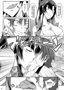 (C79) [Z-FRONT (Kagato)] Ookami-san to Momoiro Kibidango (Ookami-san to Shichinin no Nakama-tachi) [Chinese] 【黑条汉化】 - page 6