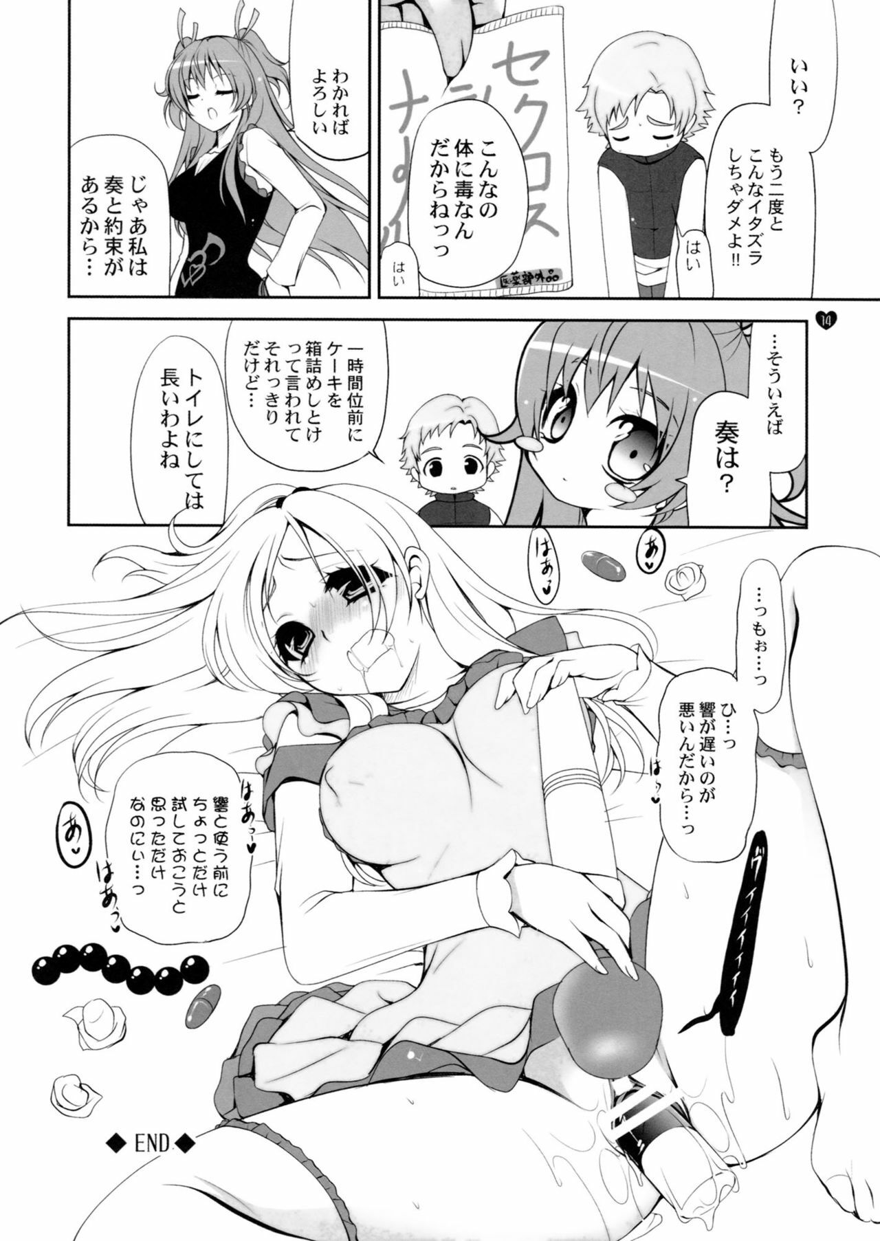 (C81) [Dotechin Tengoku (Ryuuki Yumi)] Suite Sweet (Suite Precure) page 14 full