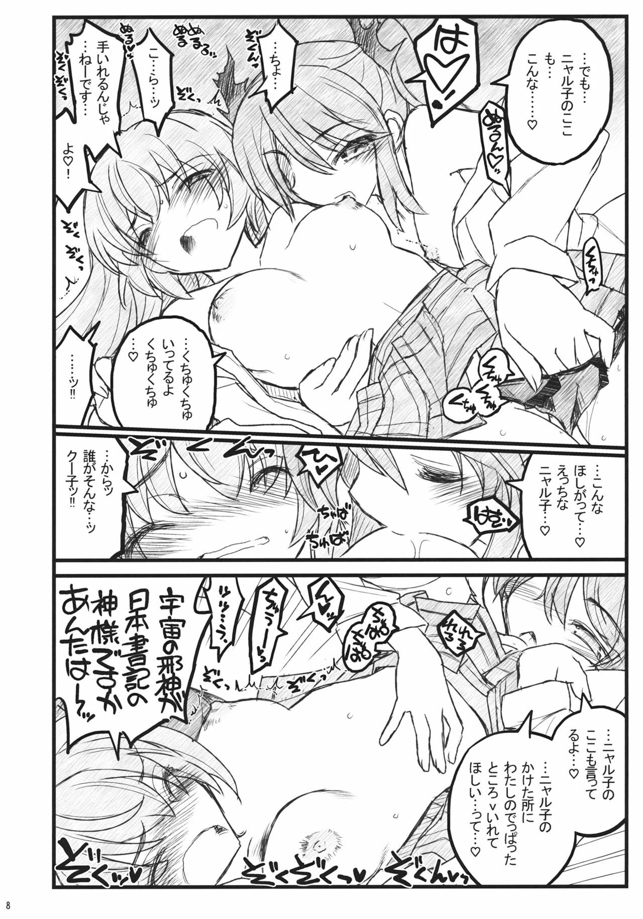 (COMIC1☆6) [Akai Marlboro (Aka Marl)] Meijoushigatai Doujinshi no Youna Mono (Haiyore! Nyaruko-san) page 8 full