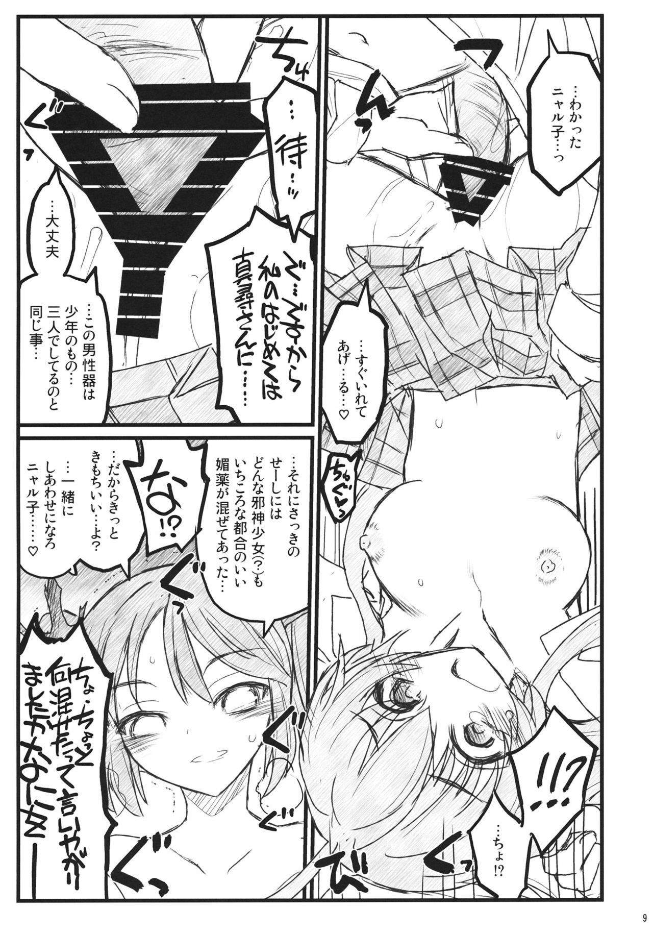 (COMIC1☆6) [Akai Marlboro (Aka Marl)] Meijoushigatai Doujinshi no Youna Mono (Haiyore! Nyaruko-san) page 9 full