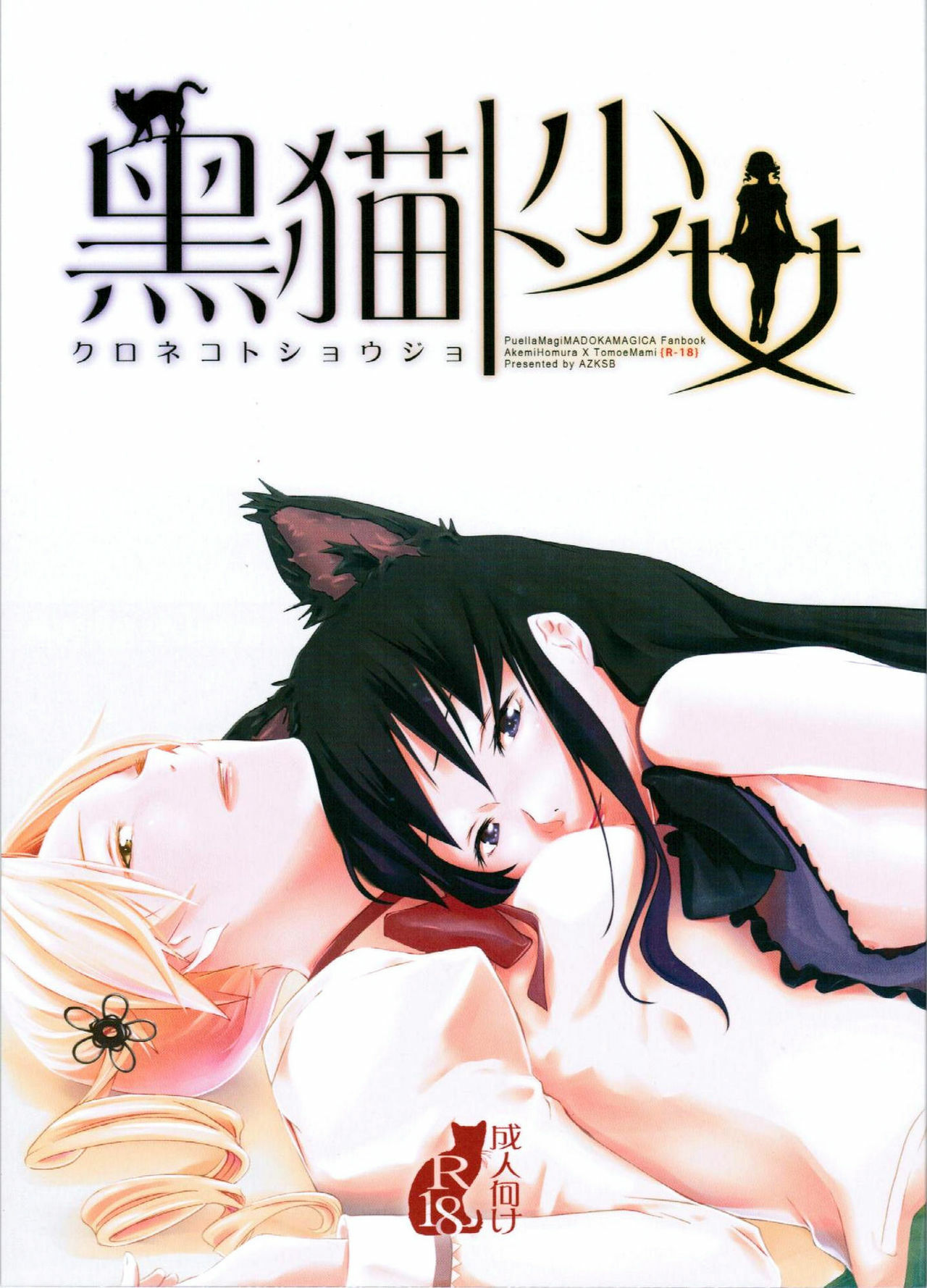 (GirlsLoveFestival7) [AZKSB (Tahara Anco)] Kuroneko to Shoujo (Puella Magi Madoka Magica) page 1 full