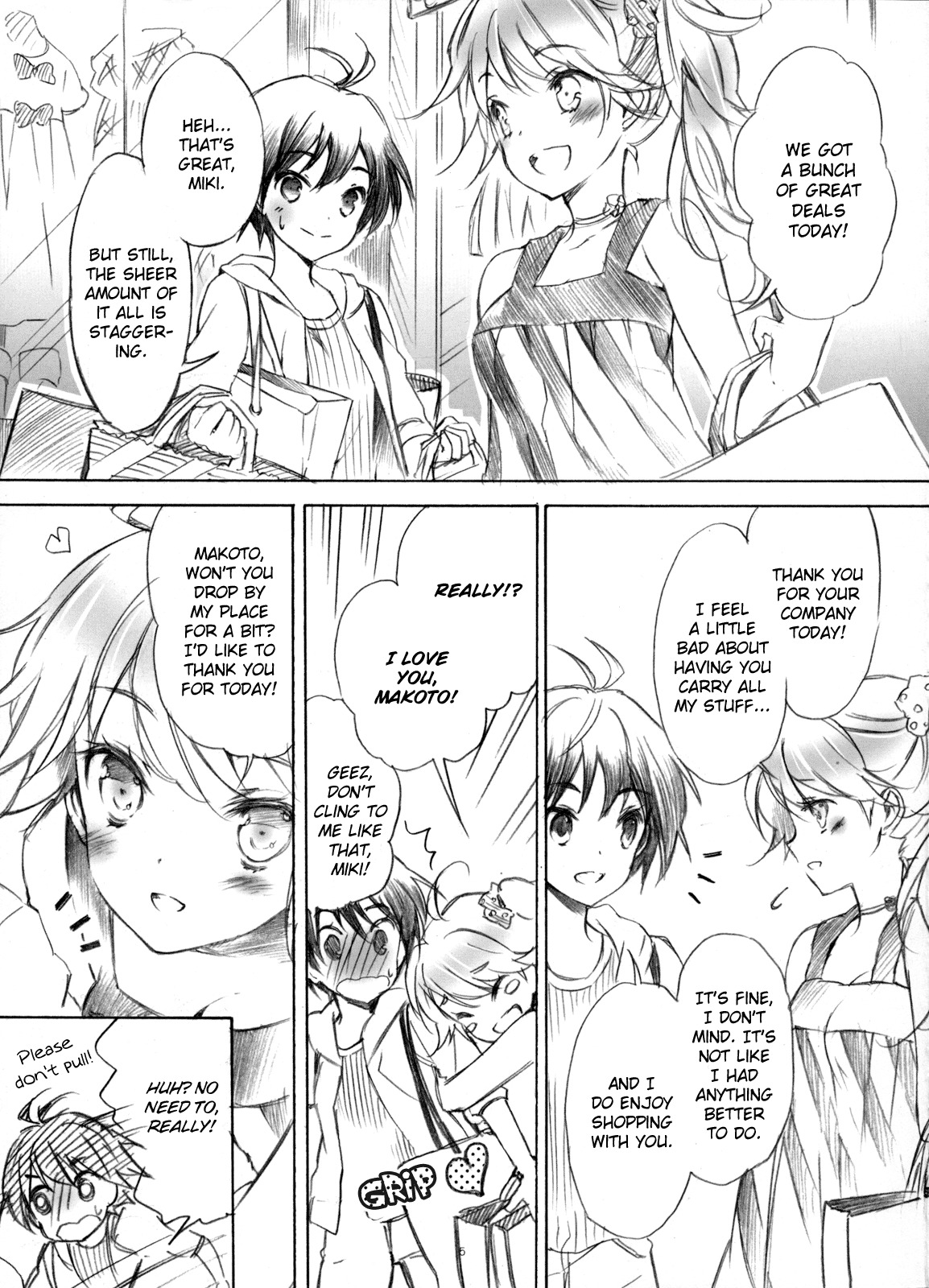 [ONIGIRIZ (CUTEG, Hypar)] IM@Sweets 4 I Want! (THE IDOLM@STER) [English] [yuriproject] [Incomplete] page 4 full