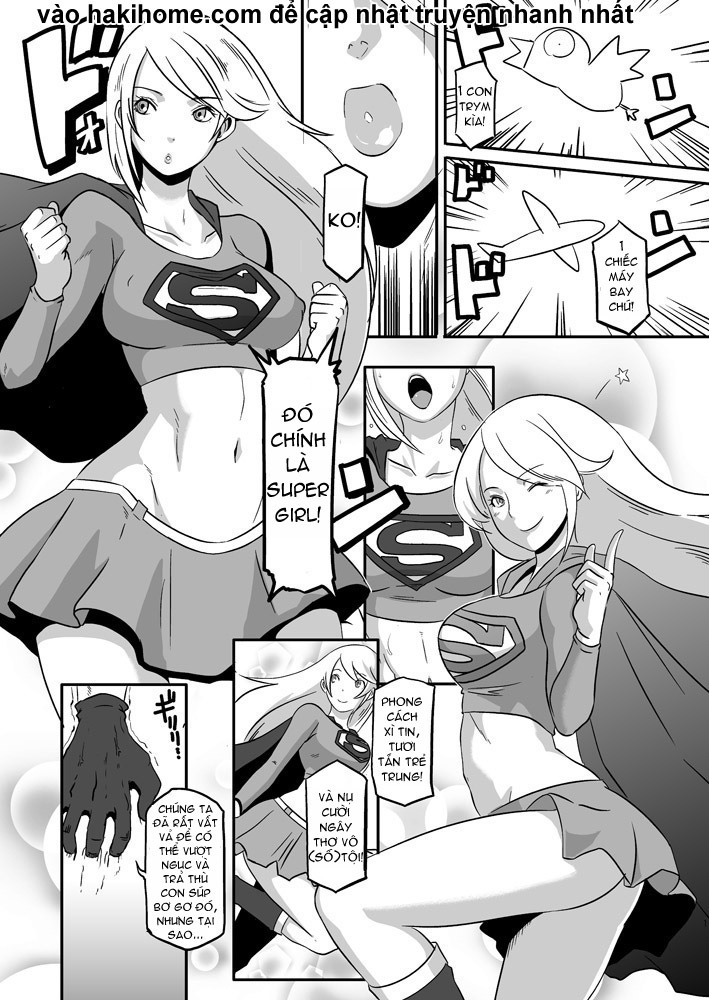 [EROQUIS! (Butcha-U)] Pinch desu yo Powergirl-san! | Power Girl’s in a Pinch! (Superman) [Vietnamese Tiếng Việt] [Hakihome] page 1 full