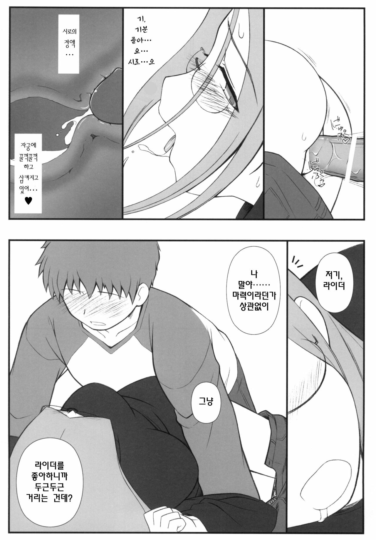 (C70) [Gachinko Shobou (Kobanya Koban)] Yappari Rider wa Eroi na. EPISODE Jeans wa Haita Mama (Fate/stay night) [Korean] [데브리] page 15 full