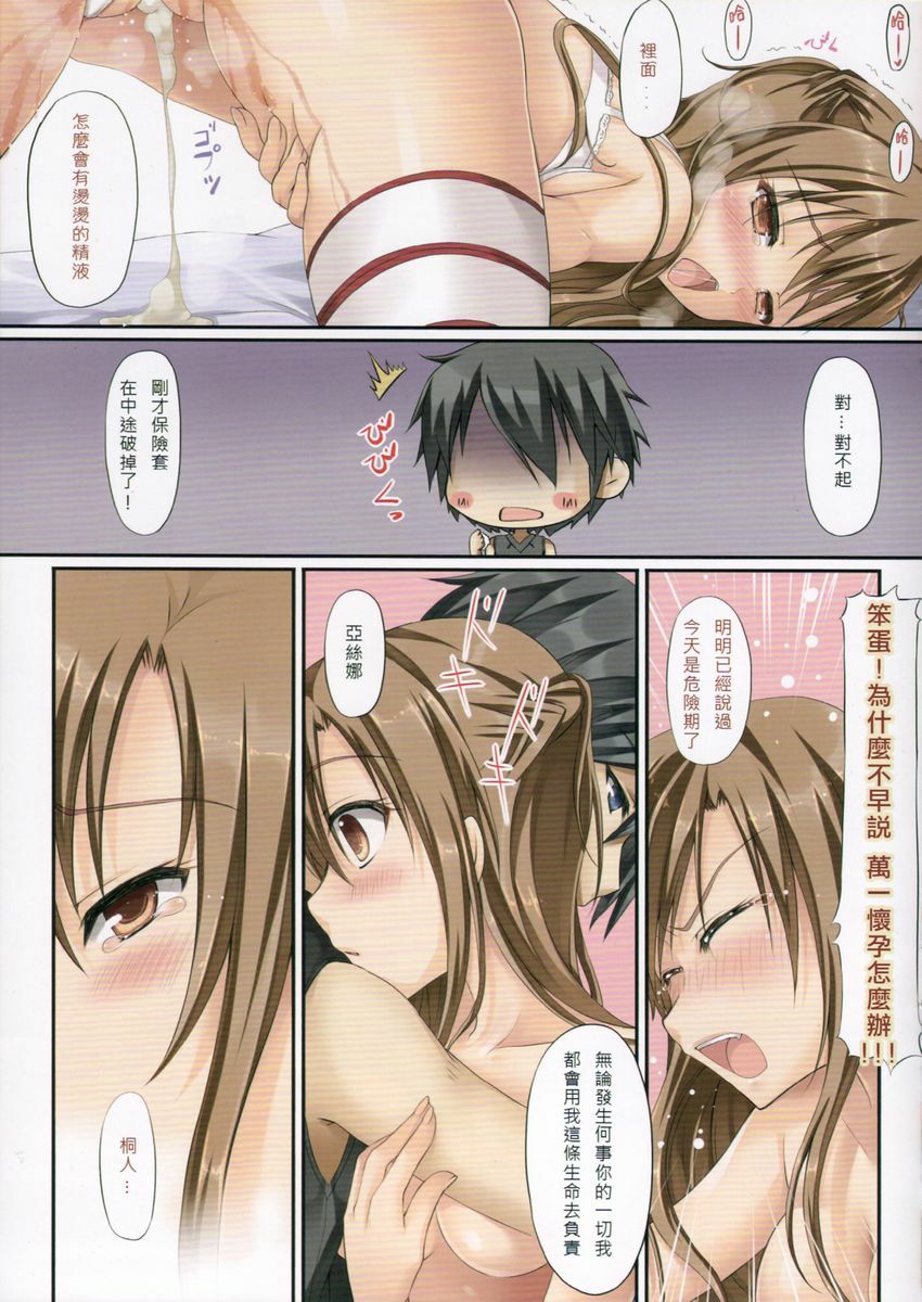 (PF16) [TwinBox (Hanahanamaki, Sousouman)] Himitsu no Shinkon Nikki - 秘密的新婚日記 (Sword Art Online) [Chinese] page 13 full