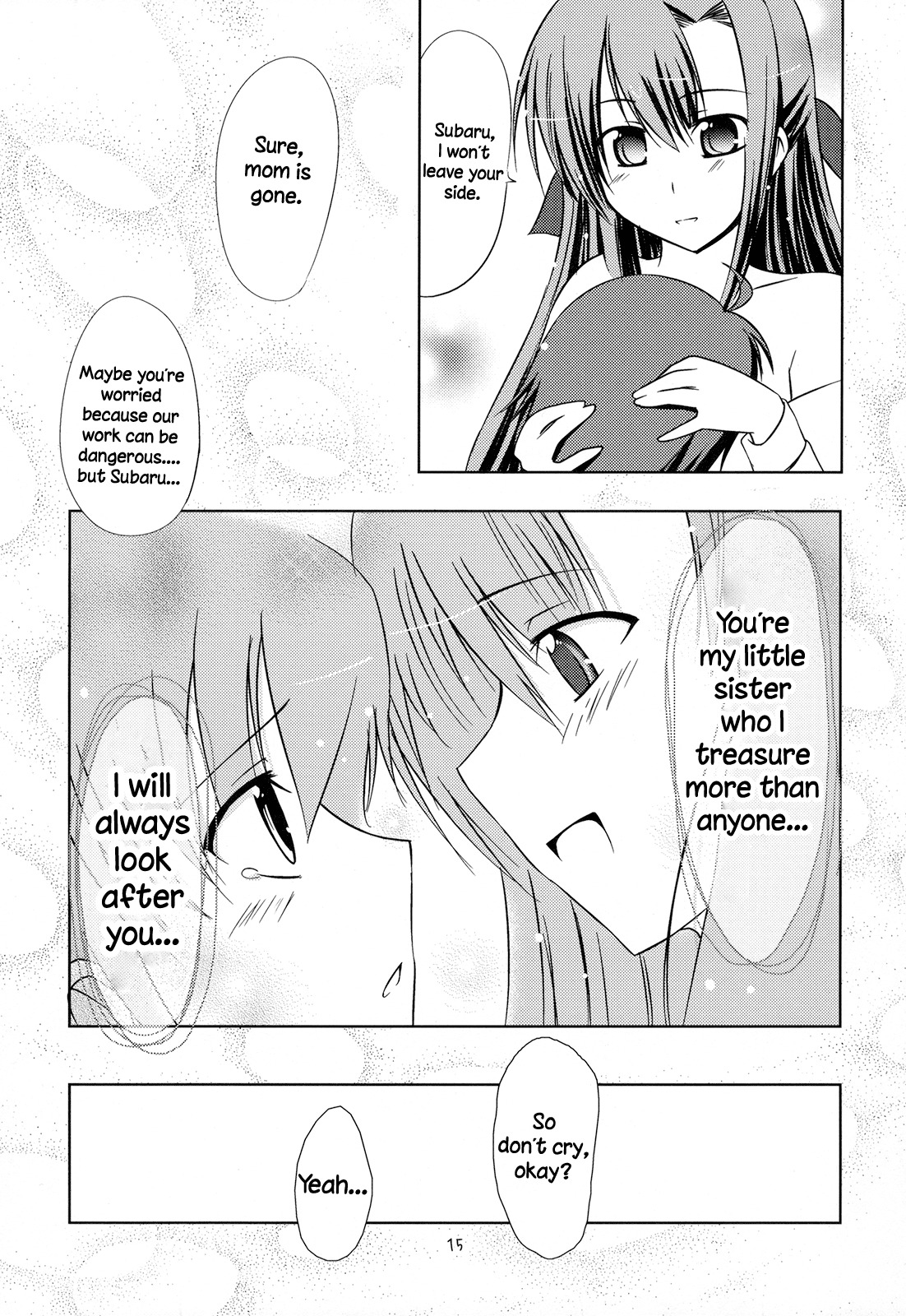 (C72) [Zanryuu Shinen (Nagami Yuu)] SisterS (Mahou Shoujo Lyrical Nanoha) [English] [Yuri-ism] page 14 full