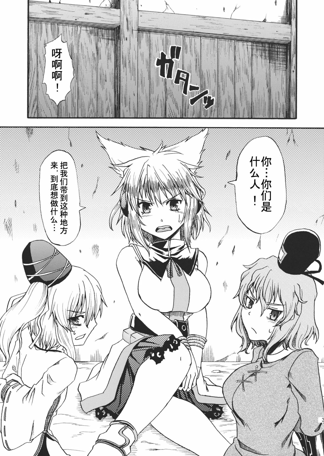 (C81) [Kurogane (Kuon Co.)] Gouzoku Rape (Touhou Project) [Chinese] [刻痕汉化组] page 3 full