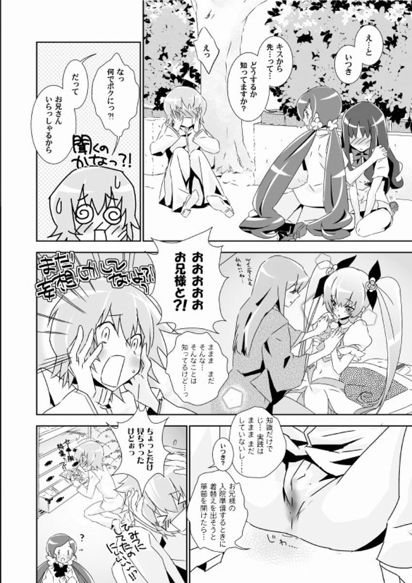 (SC49) [BAKA to HASA me (Tsukai You)] Naisho no Tsuboeri Himitsu no Itsuki (Heart Catch Precure!) page 11 full