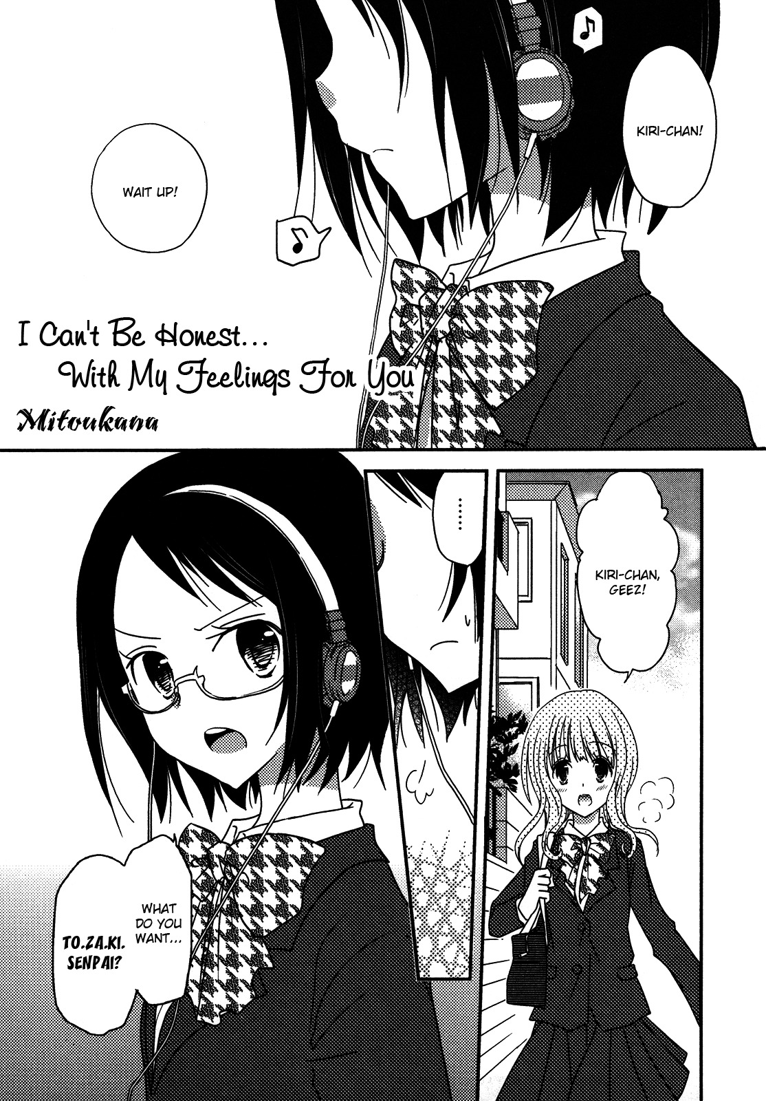 [Mitoukana] I Can't Be Honest... With My Feelings For You (Girls Love Paradise) [English] (yuriproject) page 1 full