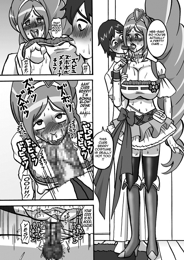 [Minomushitei] Sweetie Girls 4 ~Atashi Hentai! Miki no Kyouei Mizugi (Fresh Precure!) [English] [Tadanohito] [Digital] page 18 full