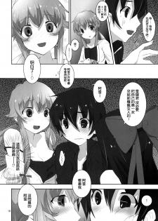 (C81) [macdoll (Shijou Mako(・c_・ ) )] LOST (Mirai Nikki) [Chinese] [空気系★汉化] - page 10