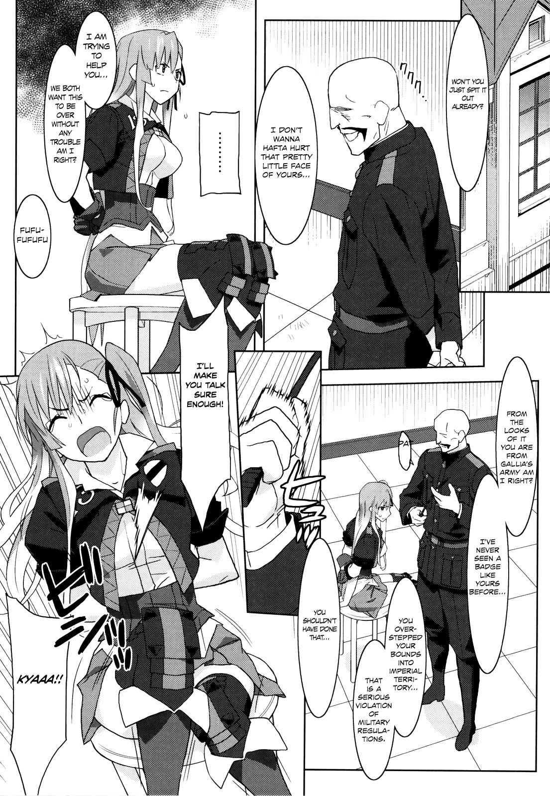 (C81) [Kacchuu Musume (Ouma Bunshichirou, Yumi Ichirou)] Senjou no Virelai 2 -BATTLEFIELD VIRELAI II- (Valkyria Chronicles 3) [English] [For The Halibut] page 10 full