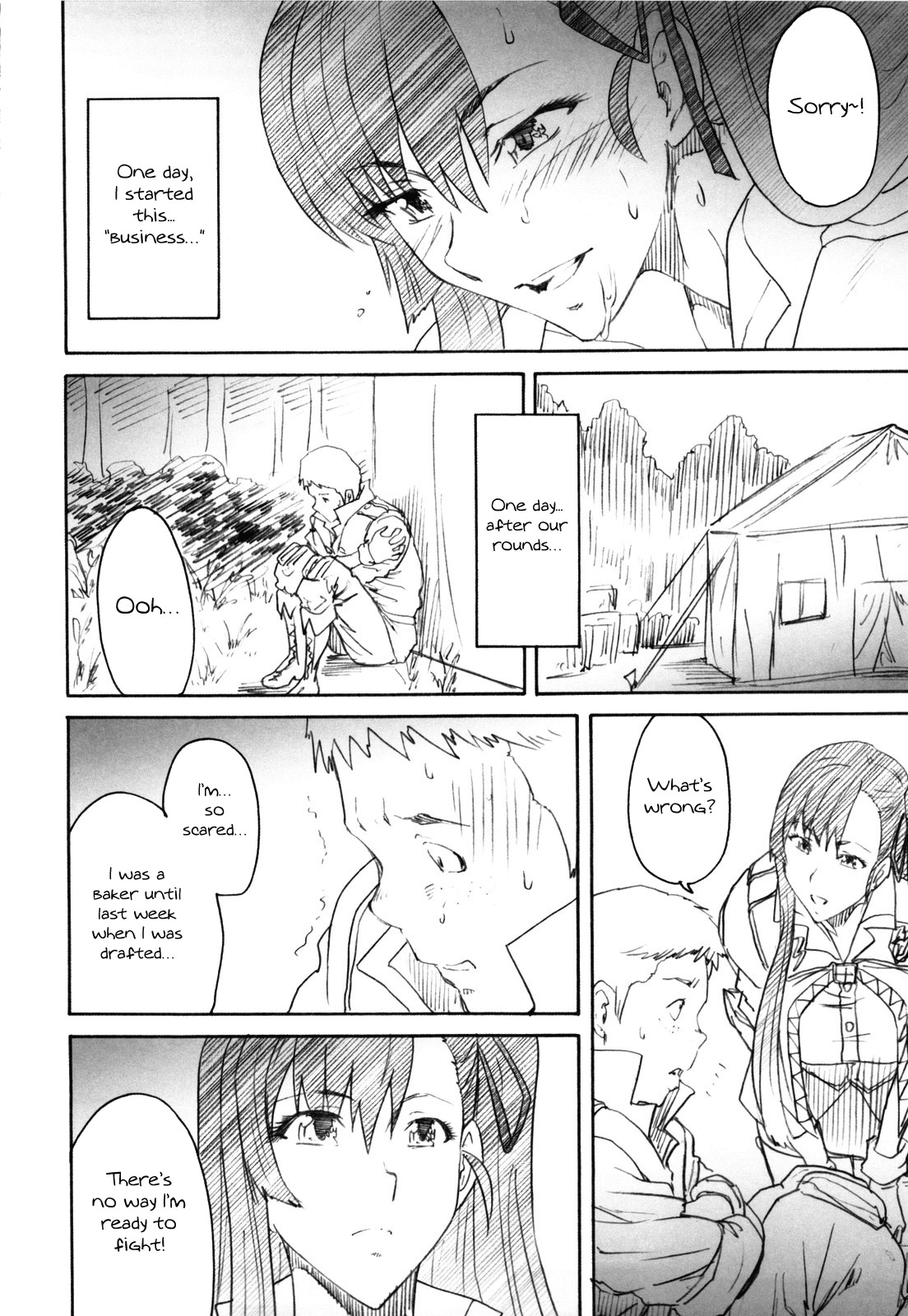 (C81) [Kacchuu Musume (Ouma Bunshichirou, Yumi Ichirou)] Senjou no Virelai 2 -BATTLEFIELD VIRELAI II- (Valkyria Chronicles 3) [English] [For The Halibut] page 51 full