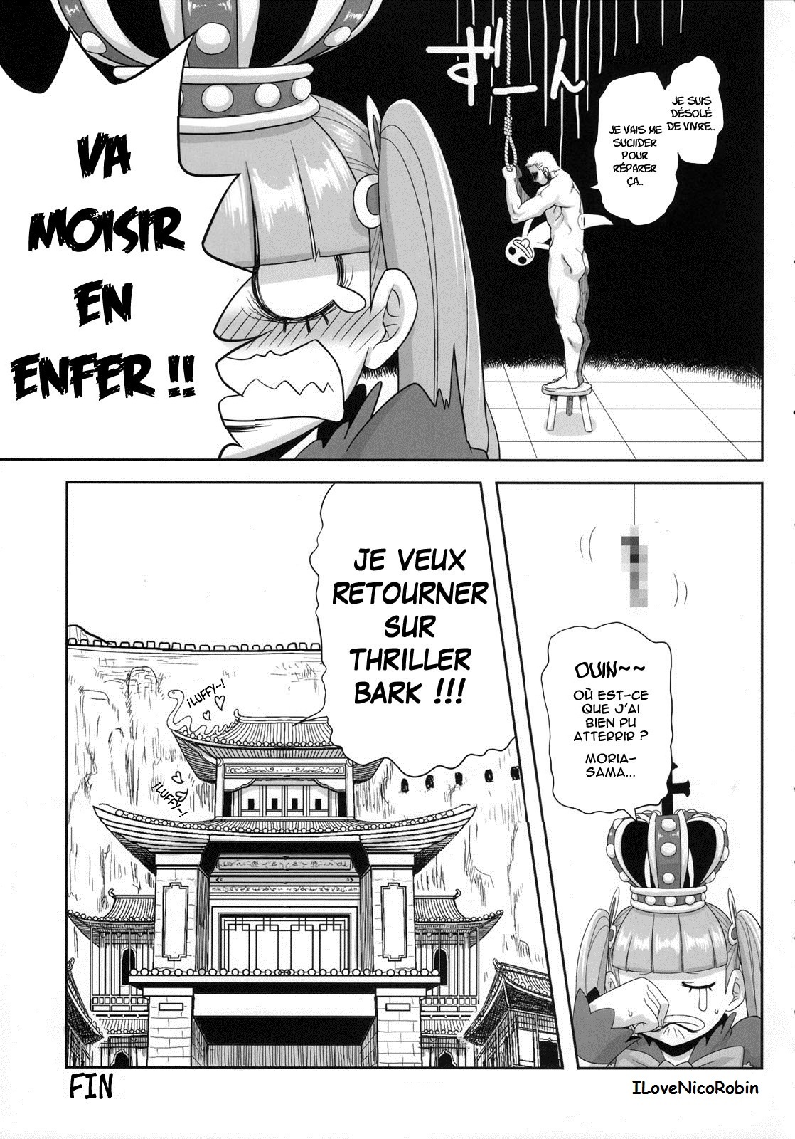 (C76) [Rojiura Jack (Jun)] THROUGH THE WALL (One Piece) [French] {O-S} [Decensored] page 23 full