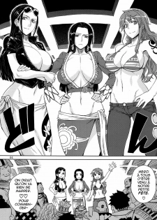 (C81) [Choujikuu Yousai Kachuusha (Denki Shougun)] MEROMERO GIRLS NEW WORLD (One Piece) [French] {Paulluxe} [Decensored] - page 2