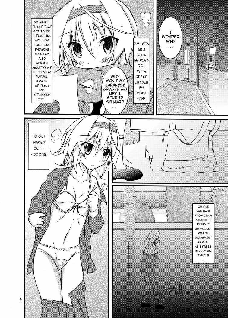 [Nihon Dandy (Matsuno Susumu)] Yuutousei Roshutsu | Honor Student's Exhibitionism [English] [Munyu] [Digital] page 4 full