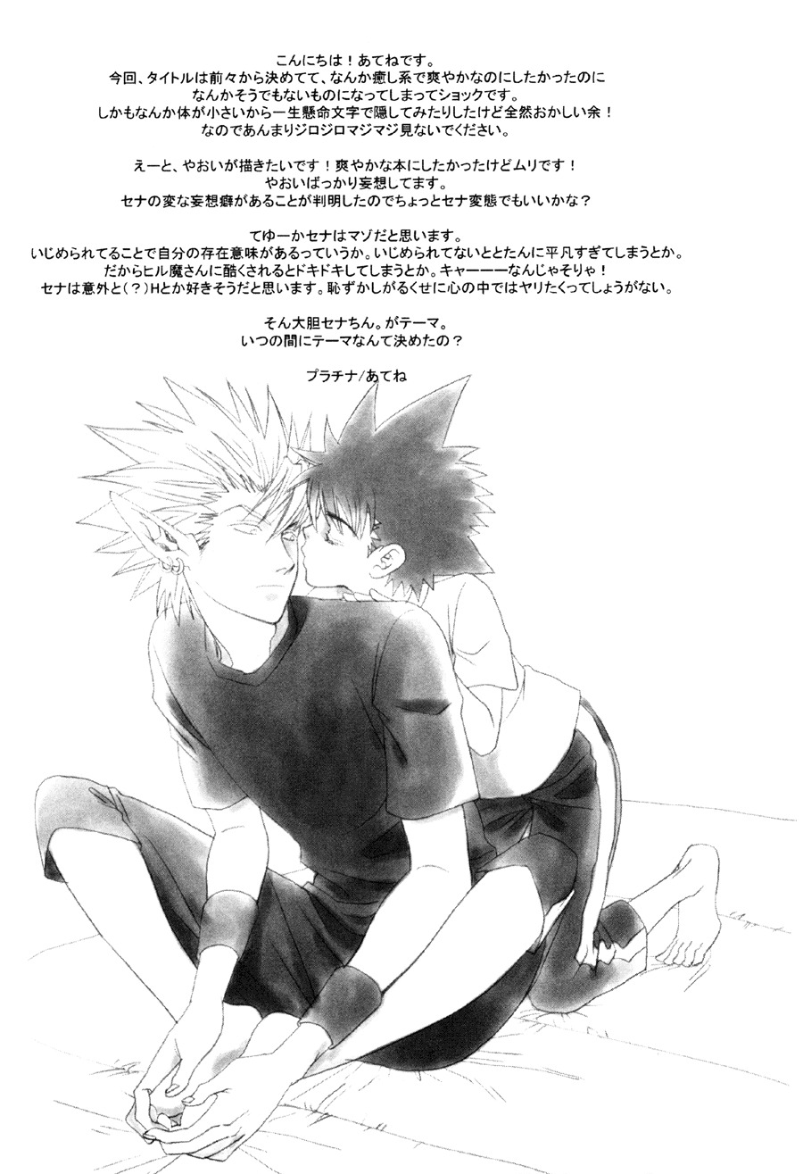 [Platinum (Atene)] Healing Note (Eyeshield 21) [English] {Nyar} page 2 full