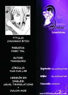 (Puniket 24) [Funi Funi Lab (Tamagoro)] Chichikko Bitch (Fairy Tail) [Spanish] {Bloodhunter} - page 27
