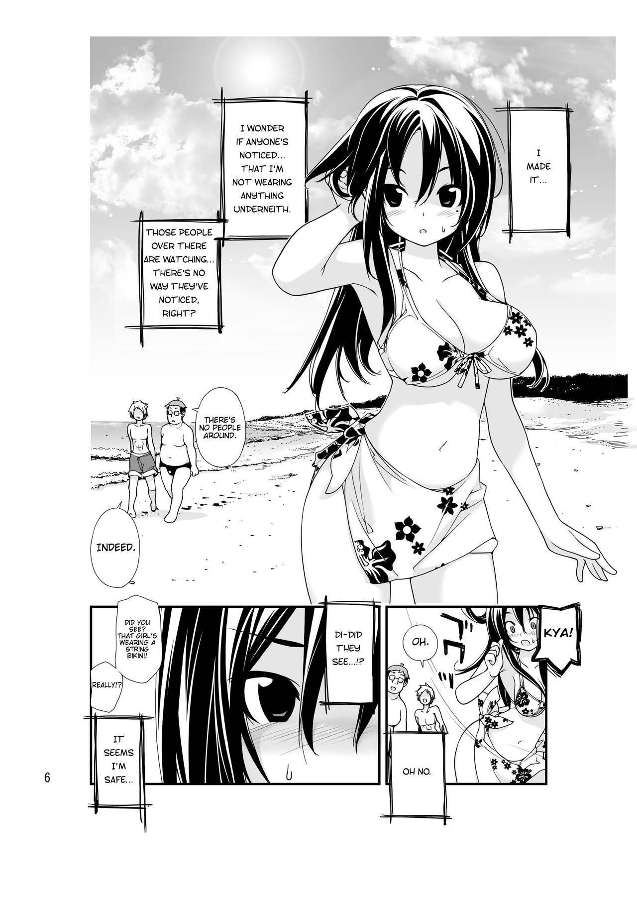 [Rokumonsen (Tamahagane)] Roshutsu Shoujo Itan | Exhibitionist Girl Heresy [English] {Munyu} [Digital] [Incomplete] page 5 full