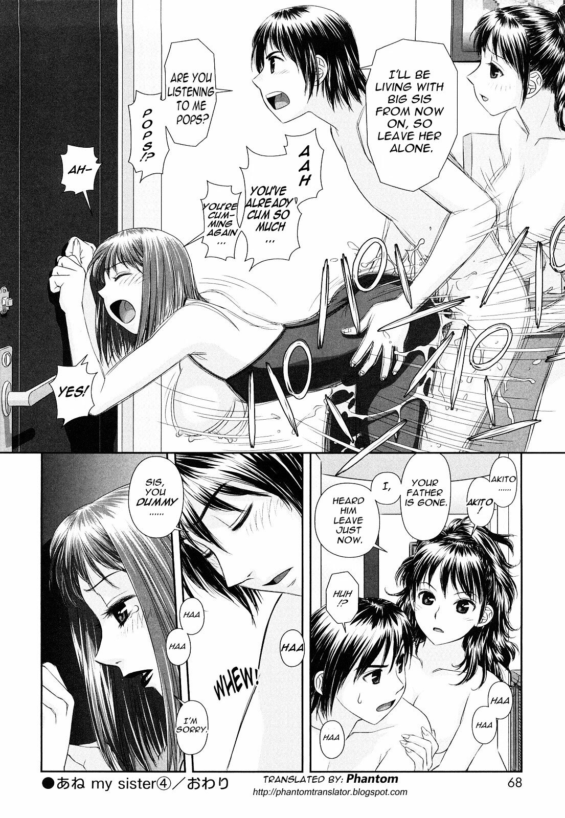 [Yui Toshiki] My Sisters Ch.01-04, 07 (Ch.01-03 Decensored) [English] page 68 full